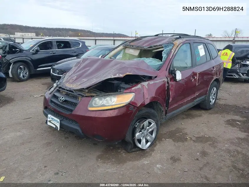 5NMSG13D69H288824 2009 Hyundai Santa Fe Gls