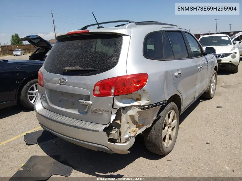 2009 Hyundai Santa Fe Limited VIN: 5NMSH73E59H295904 Lot: 45333981