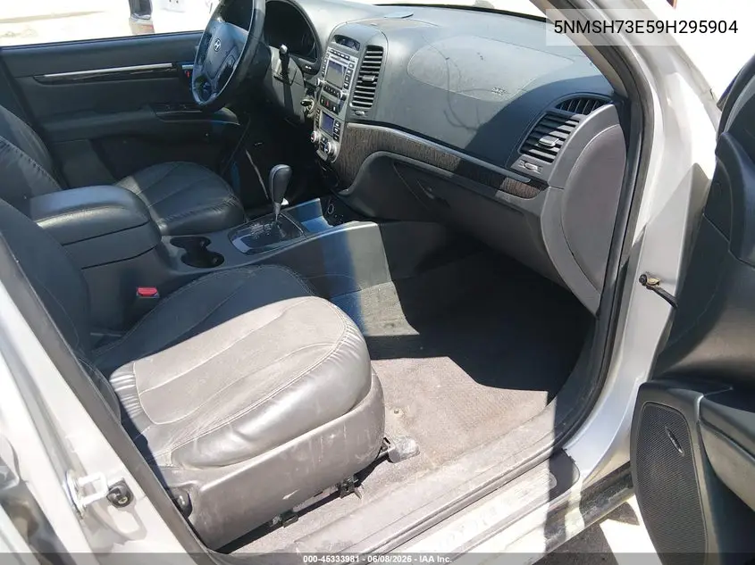 2009 Hyundai Santa Fe Limited VIN: 5NMSH73E59H295904 Lot: 45333981