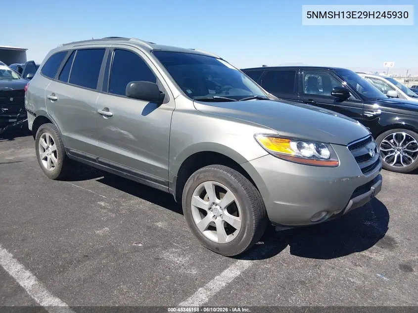 2009 Hyundai Santa Fe Se VIN: 5NMSH13E29H245930 Lot: 45346158