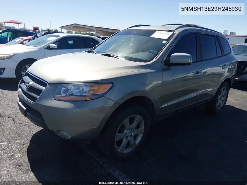 2009 Hyundai Santa Fe Se VIN: 5NMSH13E29H245930 Lot: 45346158