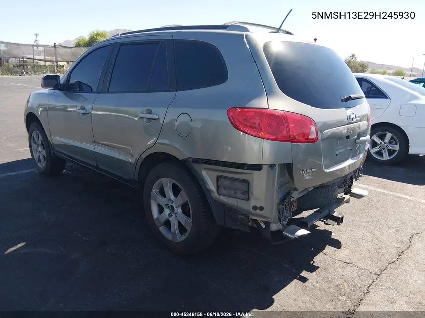 2009 Hyundai Santa Fe Se VIN: 5NMSH13E29H245930 Lot: 45346158