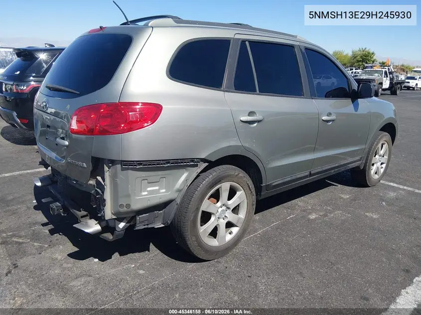 2009 Hyundai Santa Fe Se VIN: 5NMSH13E29H245930 Lot: 45346158