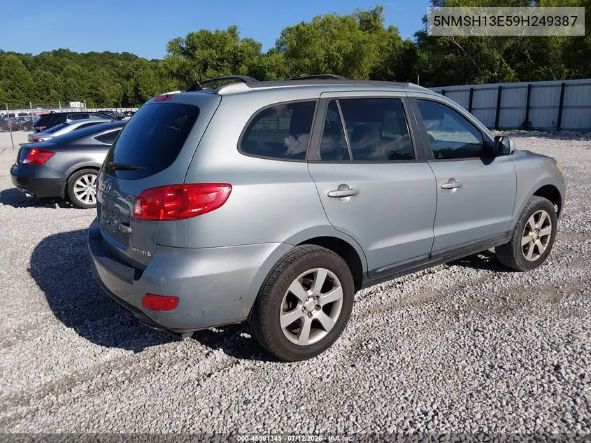 2009 Hyundai Santa Fe Se VIN: 5NMSH13E59H249387 Lot: 45581345
