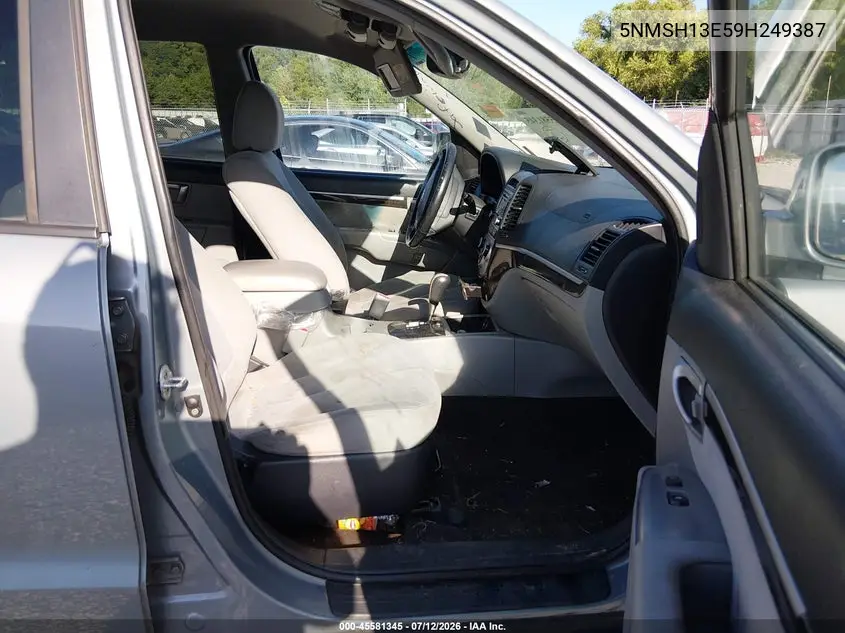 2009 Hyundai Santa Fe Se VIN: 5NMSH13E59H249387 Lot: 45581345