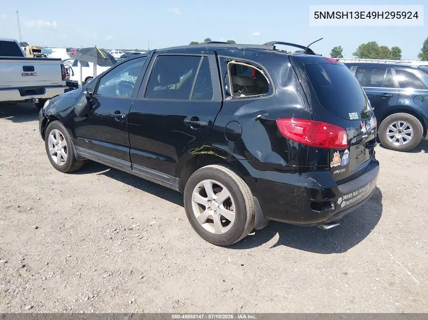 2009 Hyundai Santa Fe Se VIN: 5NMSH13E49H295924 Lot: 45588147