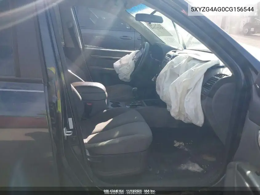 5XYZG4AG0CG156544 2012 Hyundai Santa Fe Gls V6