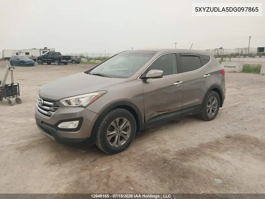 2013 Hyundai Santa Fe Sport 2.0T Limited VIN: 5XYZUDLA5DG097865 Lot: 12649165