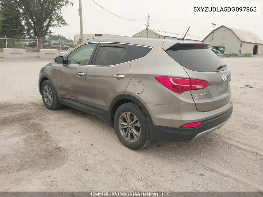 2013 Hyundai Santa Fe Sport 2.0T Limited VIN: 5XYZUDLA5DG097865 Lot: 12649165