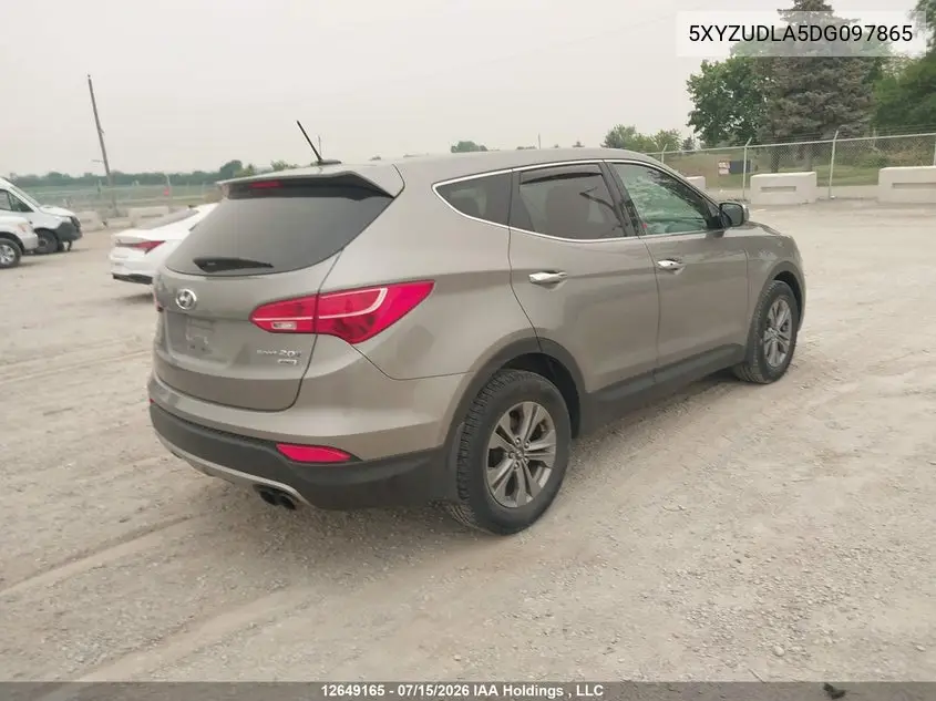 2013 Hyundai Santa Fe Sport 2.0T Limited VIN: 5XYZUDLA5DG097865 Lot: 12649165