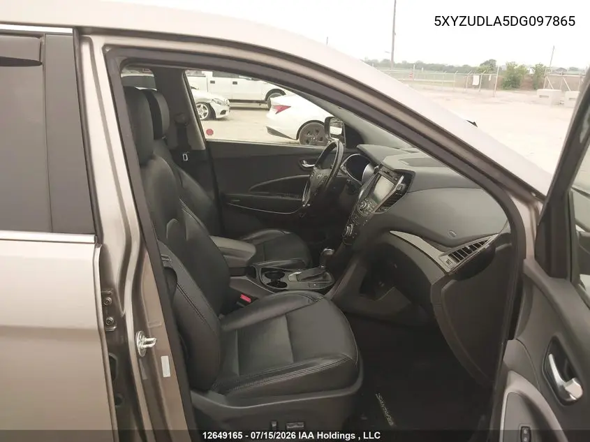 2013 Hyundai Santa Fe Sport 2.0T Limited VIN: 5XYZUDLA5DG097865 Lot: 12649165