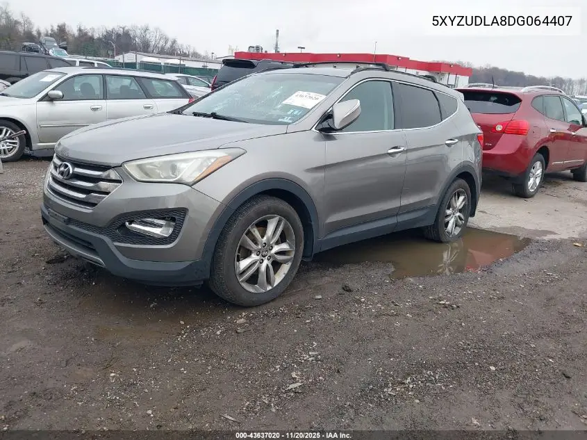 5XYZUDLA8DG064407 2013 Hyundai Santa Fe Sport 2.0T