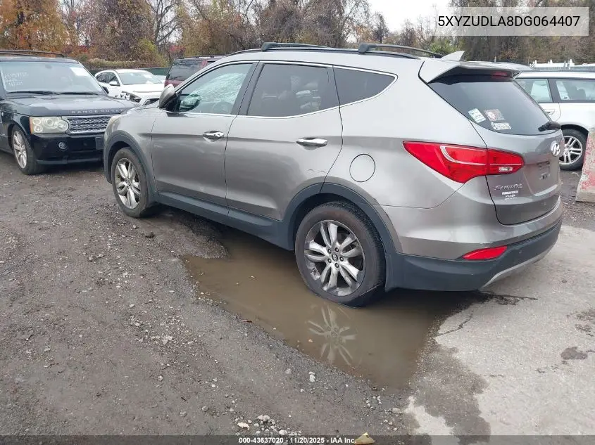 5XYZUDLA8DG064407 2013 Hyundai Santa Fe Sport 2.0T