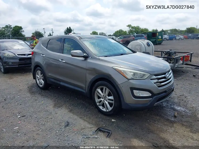 2013 Hyundai Santa Fe Sport 2.0T VIN: 5XYZW3LA7DG027840 Lot: 45547974