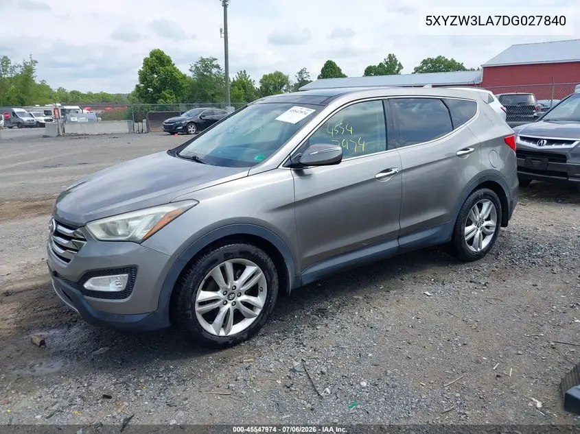 2013 Hyundai Santa Fe Sport 2.0T VIN: 5XYZW3LA7DG027840 Lot: 45547974