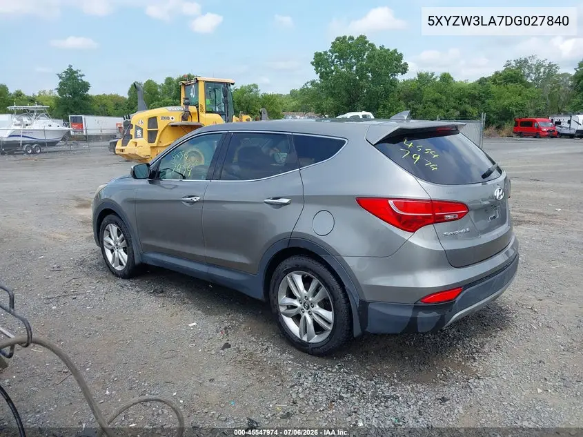 2013 Hyundai Santa Fe Sport 2.0T VIN: 5XYZW3LA7DG027840 Lot: 45547974