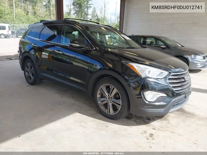 2013 Hyundai Santa Fe Limited VIN: KM8SRDHF0DU012741 Lot: 45626796