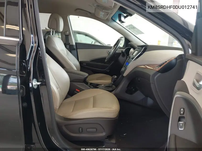 2013 Hyundai Santa Fe Limited VIN: KM8SRDHF0DU012741 Lot: 45626796