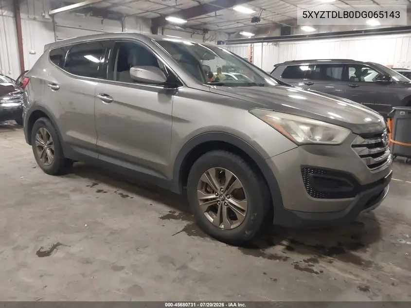 2013 Hyundai Santa Fe Sport VIN: 5XYZTDLB0DG065143 Lot: 45680731