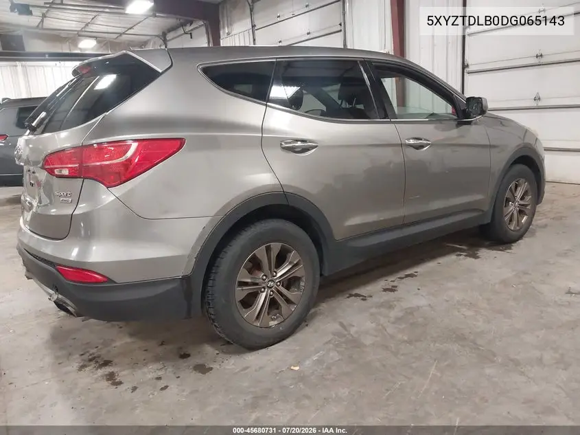 2013 Hyundai Santa Fe Sport VIN: 5XYZTDLB0DG065143 Lot: 45680731