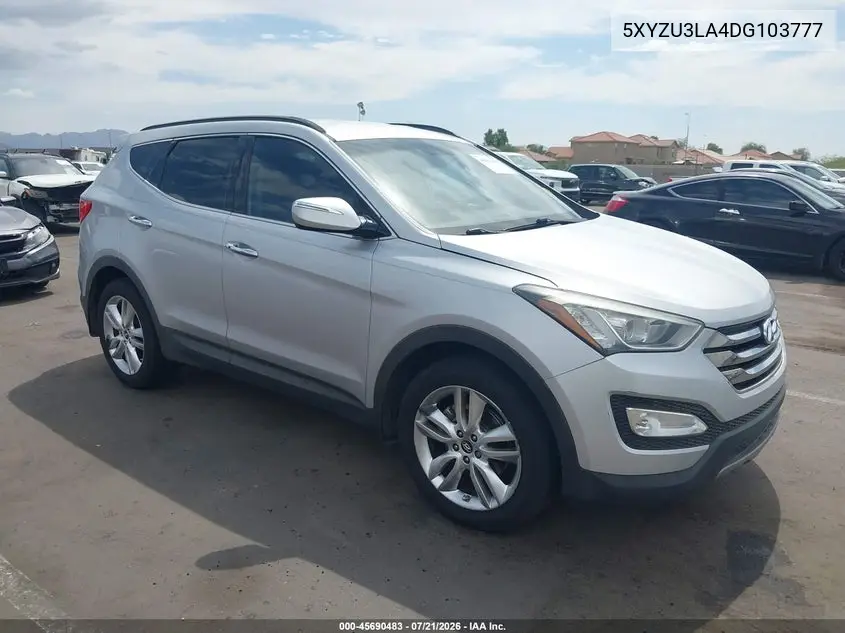 2013 Hyundai Santa Fe Sport 2.0T VIN: 5XYZU3LA4DG103777 Lot: 45690483