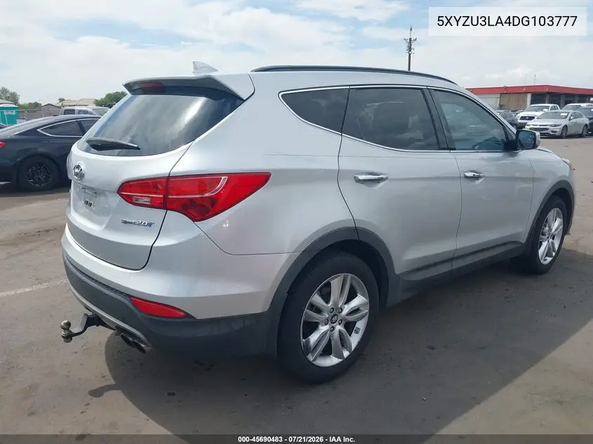 2013 Hyundai Santa Fe Sport 2.0T VIN: 5XYZU3LA4DG103777 Lot: 45690483