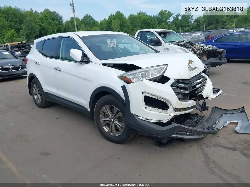 2014 Hyundai Santa Fe Sport 2.4L VIN: 5XYZT3LBXEG163818 Lot: 45282711