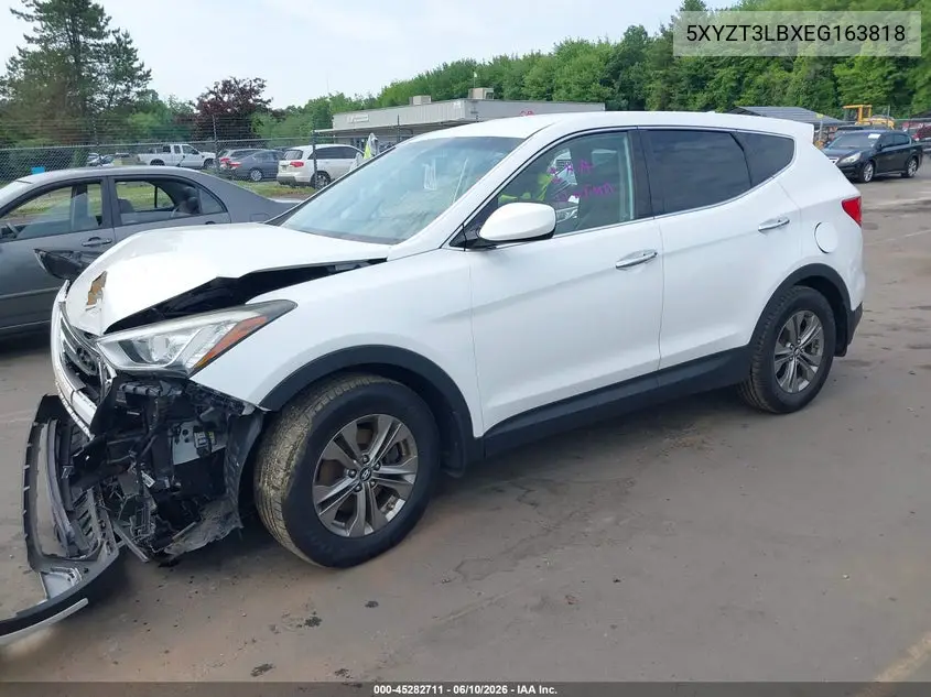 2014 Hyundai Santa Fe Sport 2.4L VIN: 5XYZT3LBXEG163818 Lot: 45282711