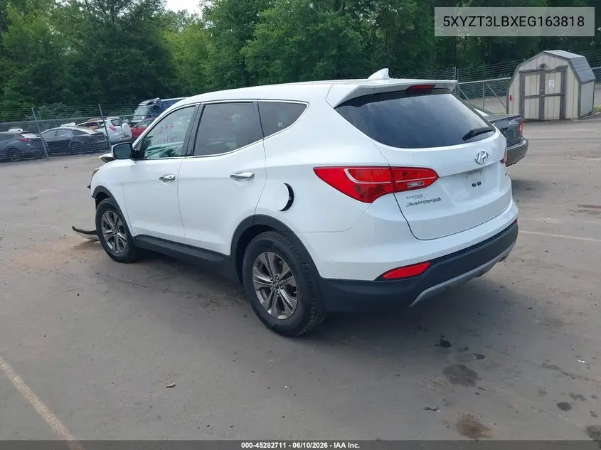 2014 Hyundai Santa Fe Sport 2.4L VIN: 5XYZT3LBXEG163818 Lot: 45282711