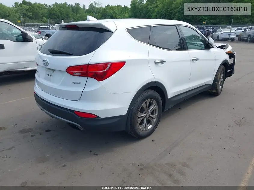 2014 Hyundai Santa Fe Sport 2.4L VIN: 5XYZT3LBXEG163818 Lot: 45282711
