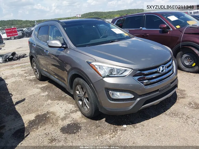 2014 Hyundai Santa Fe Sport 2.4L VIN: 5XYZUDLB6EG211348 Lot: 45477217