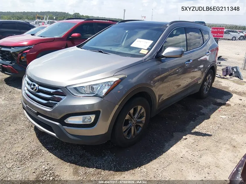 2014 Hyundai Santa Fe Sport 2.4L VIN: 5XYZUDLB6EG211348 Lot: 45477217