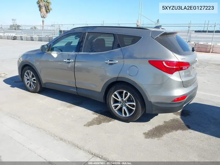 2014 Hyundai Santa Fe Sport 2.0L Turbo VIN: 5XYZU3LA2EG127223 Lot: 45597951