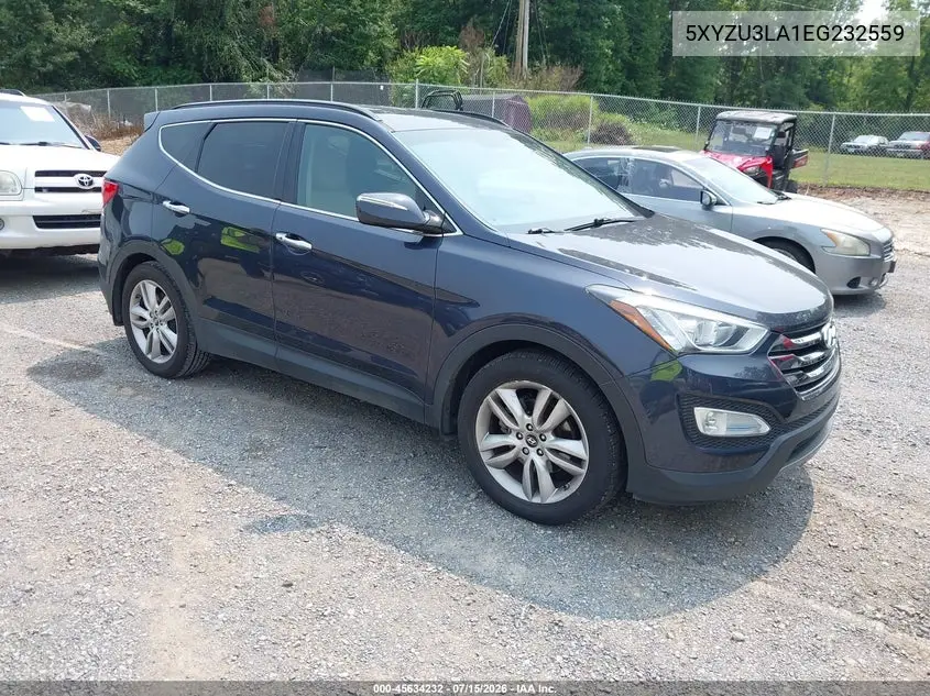 2014 Hyundai Santa Fe Sport 2.0L Turbo VIN: 5XYZU3LA1EG232559 Lot: 45634232