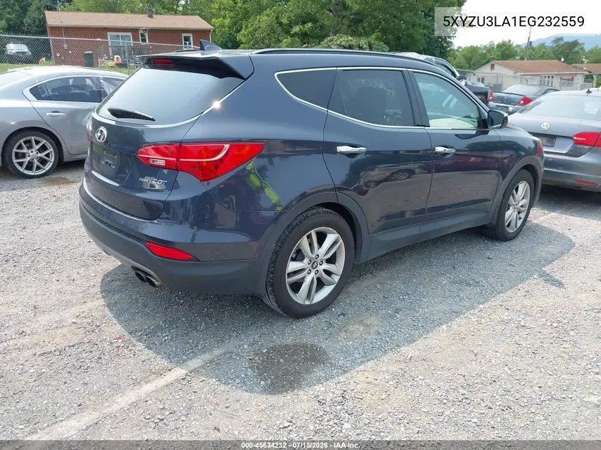 2014 Hyundai Santa Fe Sport 2.0L Turbo VIN: 5XYZU3LA1EG232559 Lot: 45634232
