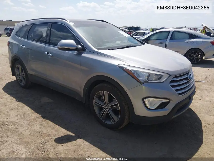 2014 Hyundai Santa Fe Limited VIN: KM8SRDHF3EU042365 Lot: 45664351