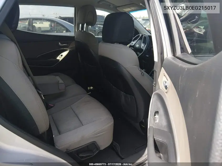 2014 Hyundai Santa Fe Sport 2.4L VIN: 5XYZU3LB0EG215017 Lot: 45665773