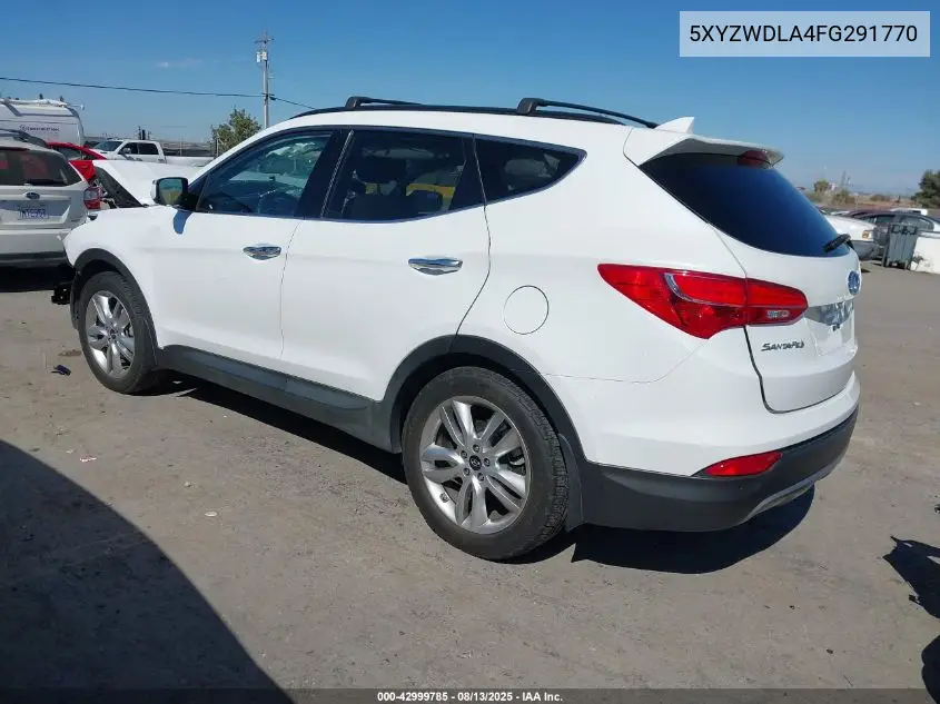 5XYZWDLA4FG291770 2015 Hyundai Santa Fe Sport 2.0L Turbo