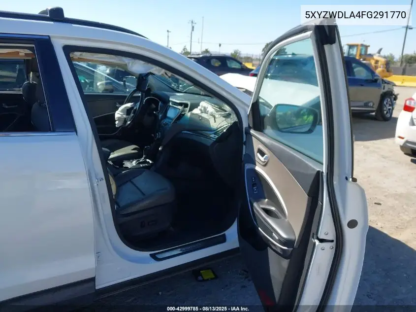 5XYZWDLA4FG291770 2015 Hyundai Santa Fe Sport 2.0L Turbo