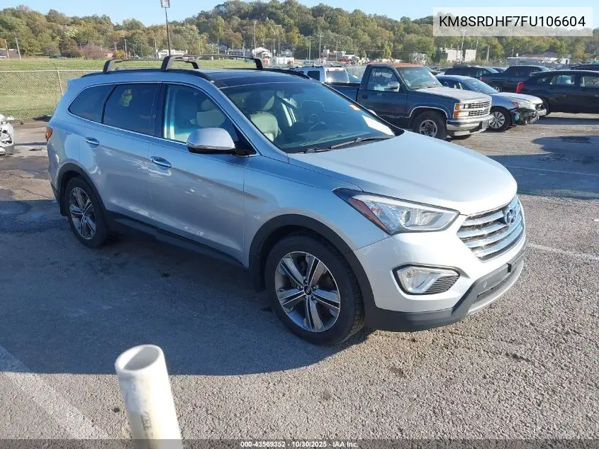 KM8SRDHF7FU106604 2015 Hyundai Santa Fe Gls