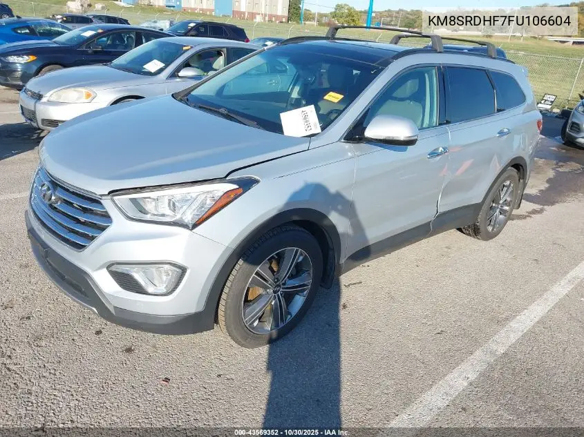 KM8SRDHF7FU106604 2015 Hyundai Santa Fe Gls