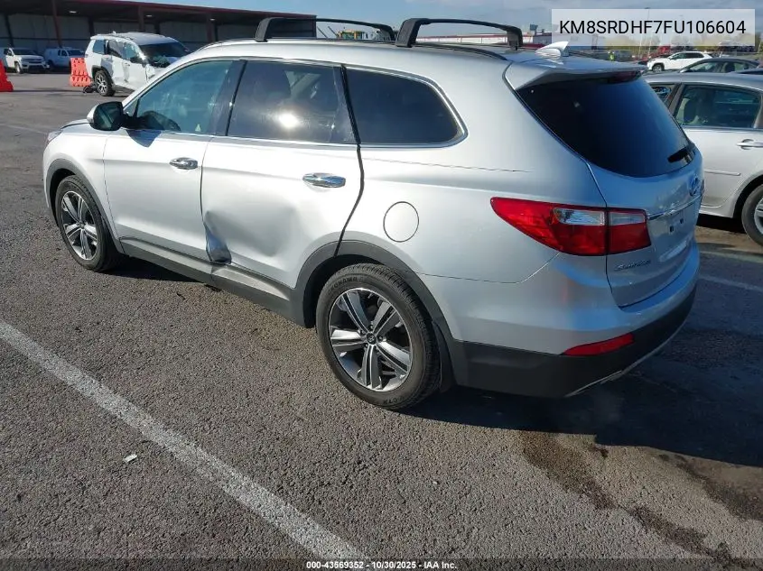 KM8SRDHF7FU106604 2015 Hyundai Santa Fe Gls