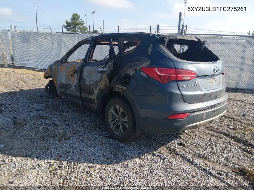 2015 Hyundai Santa Fe Sport 2.4L VIN: 5XYZU3LB1FG275261 Lot: 45327794
