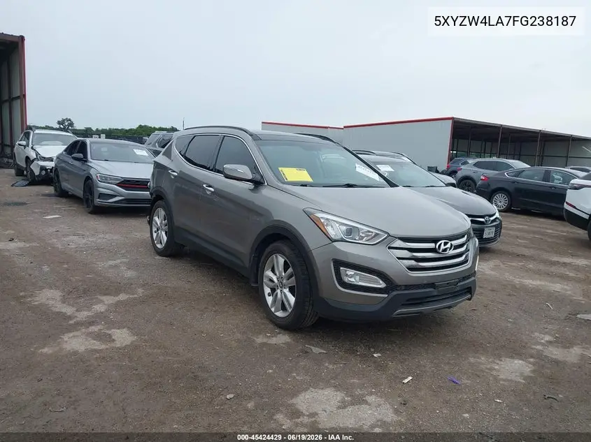 2015 Hyundai Santa Fe Sport 2.0L Turbo VIN: 5XYZW4LA7FG238187 Lot: 45424429