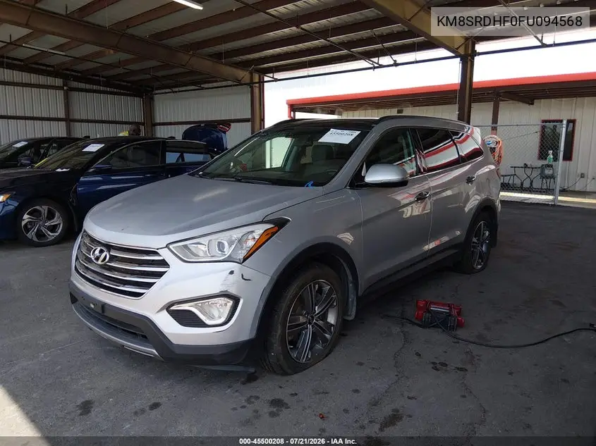 2015 Hyundai Santa Fe Limited VIN: KM8SRDHF0FU094568 Lot: 45500208