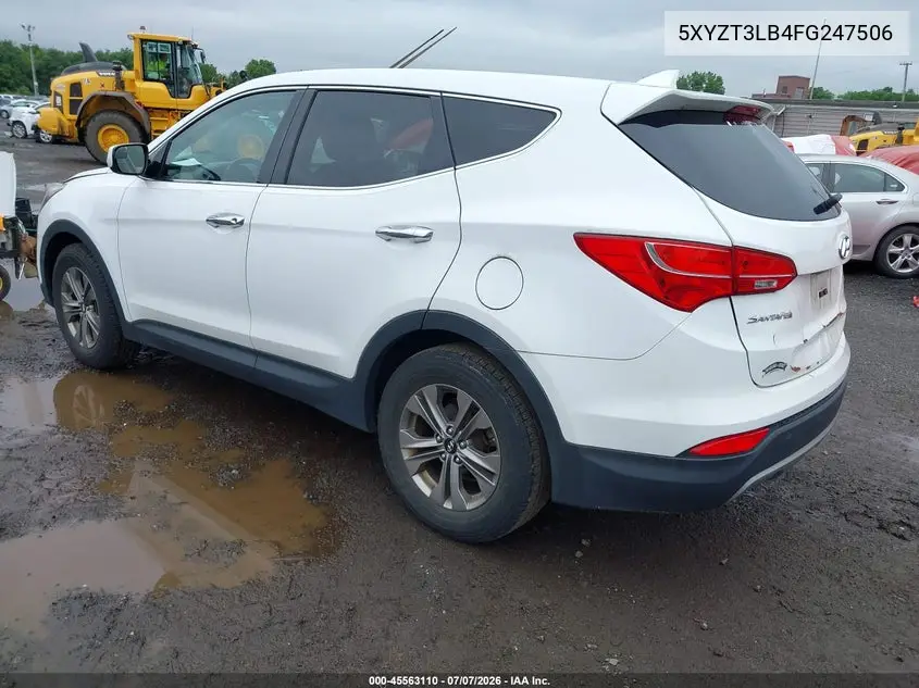 2015 Hyundai Santa Fe Sport 2.4L VIN: 5XYZT3LB4FG247506 Lot: 45563110
