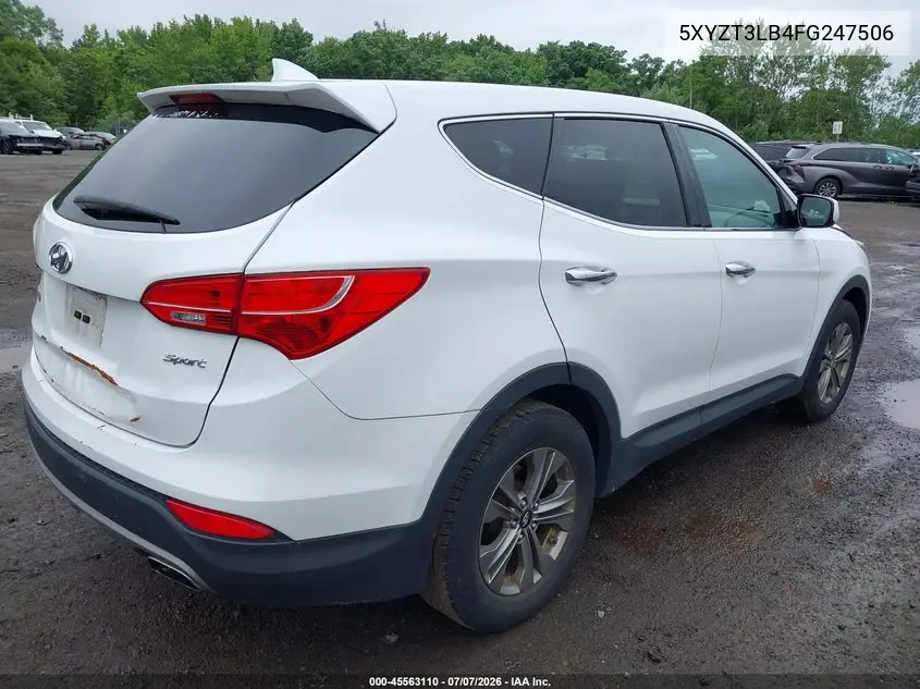 2015 Hyundai Santa Fe Sport 2.4L VIN: 5XYZT3LB4FG247506 Lot: 45563110
