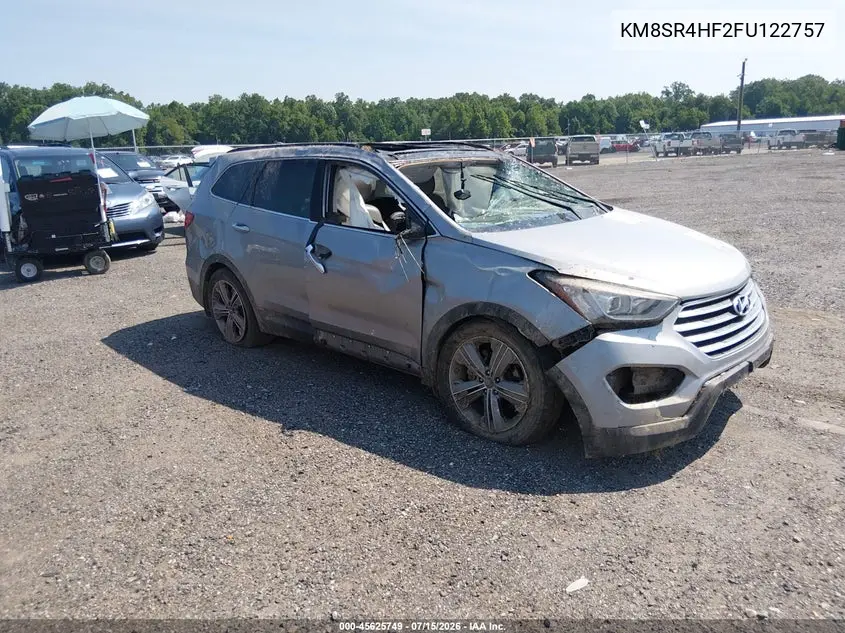 2015 Hyundai Santa Fe Limited VIN: KM8SR4HF2FU122757 Lot: 45625749