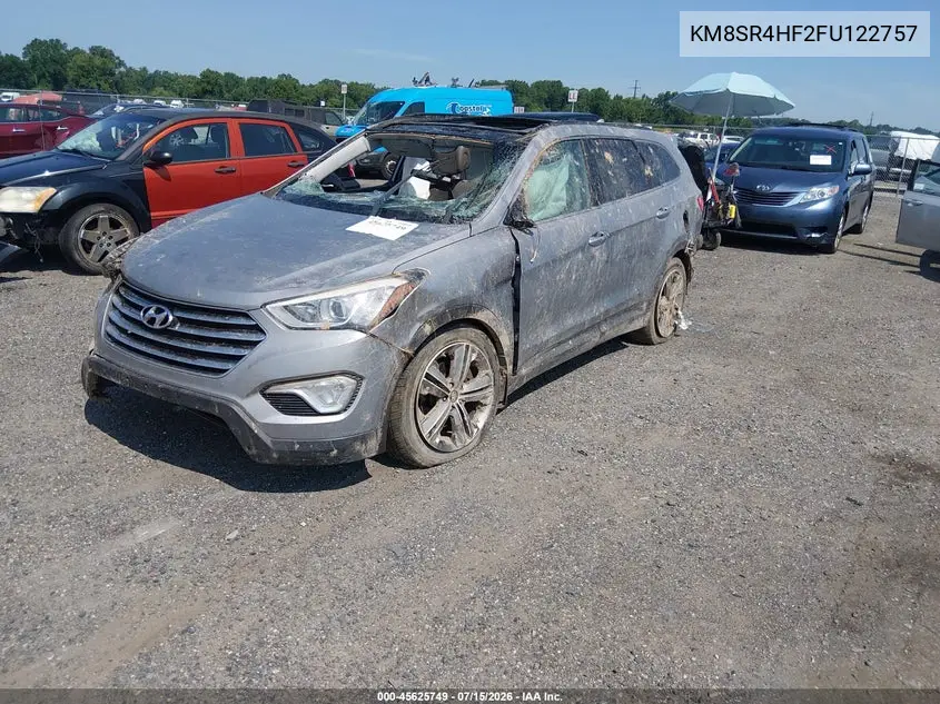 2015 Hyundai Santa Fe Limited VIN: KM8SR4HF2FU122757 Lot: 45625749