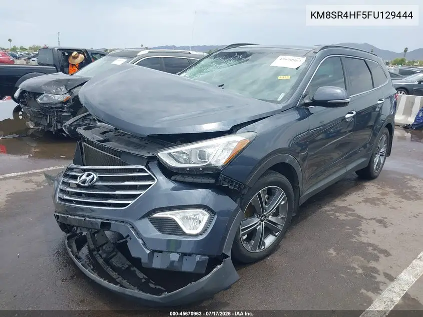 2015 Hyundai Santa Fe Gls VIN: KM8SR4HF5FU129444 Lot: 45670963